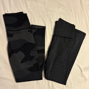 Aerie Black and Gray Leggings Set